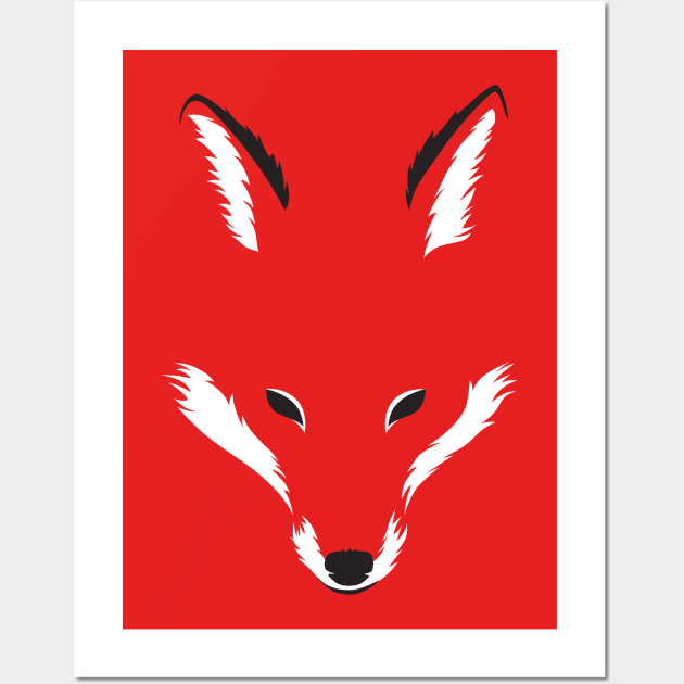 Fox Shape Final Wall Art by astronaut